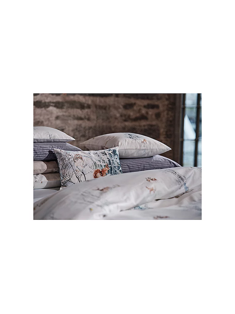 CHRISTIAN FISCHBACHER Taie d'oreiller en satin FINJA 70x90cm Blanc blanc